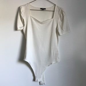 Fitted Express Cap Sleeve Bodysuit